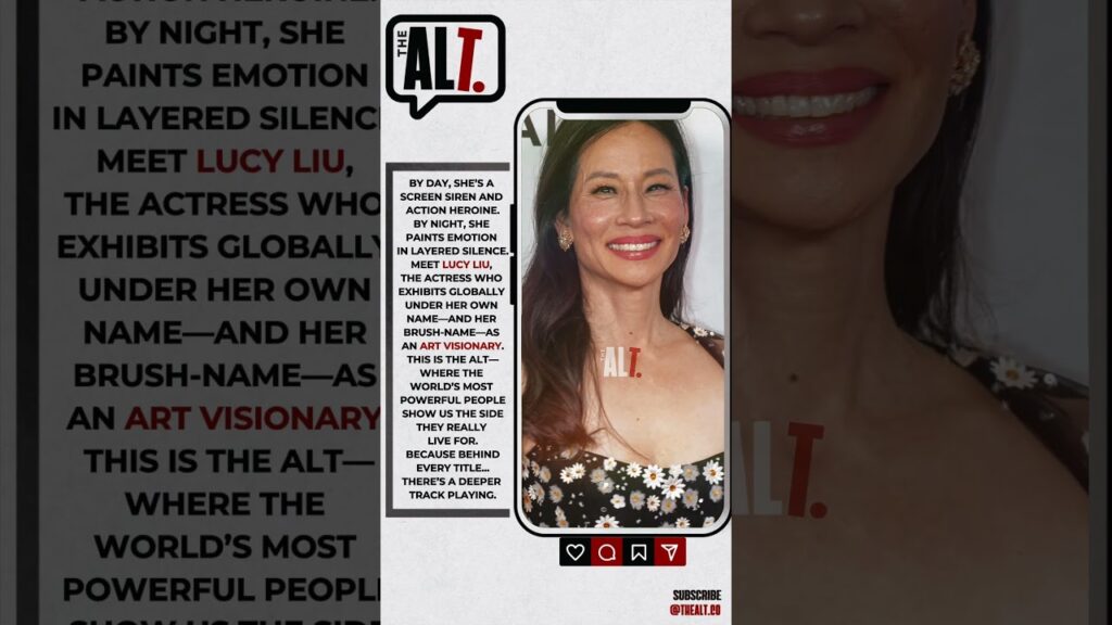 Did you know by day, #lucyliu is an  action heroine but.. #creativeduality  #thealt #career #Actress
