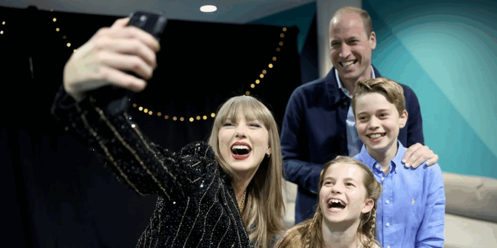 Taylor Swift reveals Jason Kelce's dilemma when meeting Prince William, Prince George and Princess Charlotte