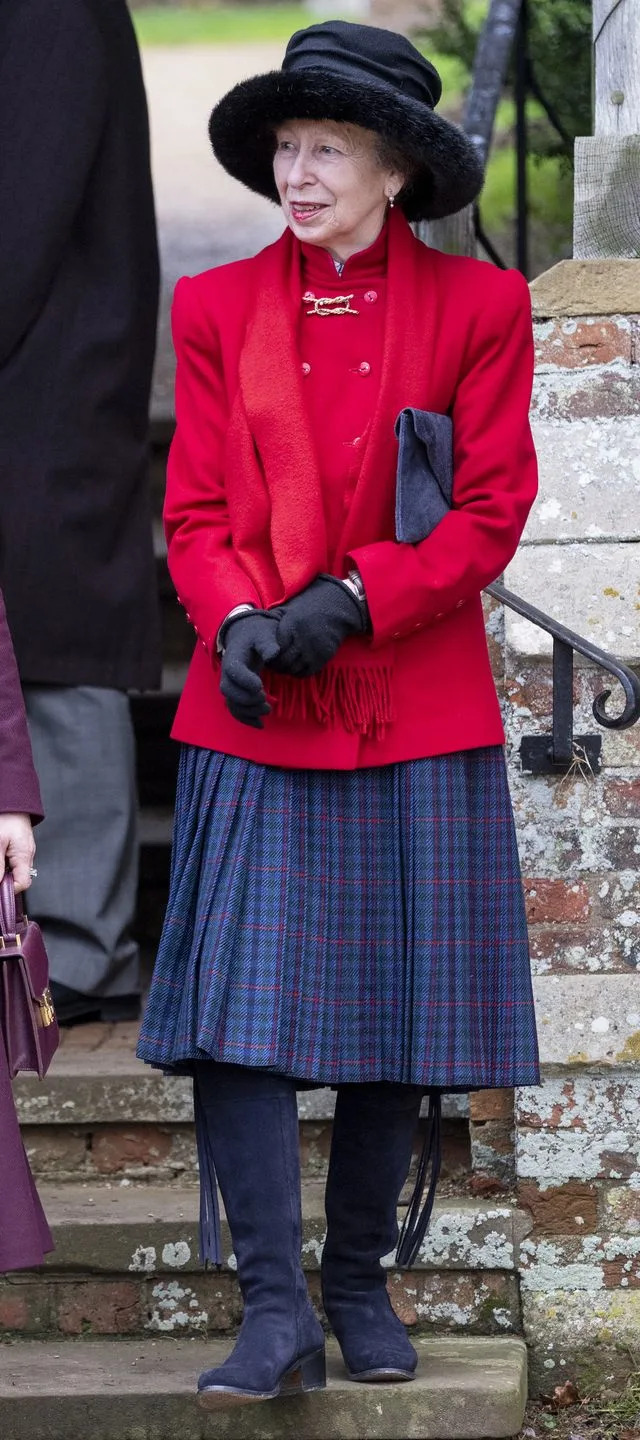 the british royal family attend the christmas morning service