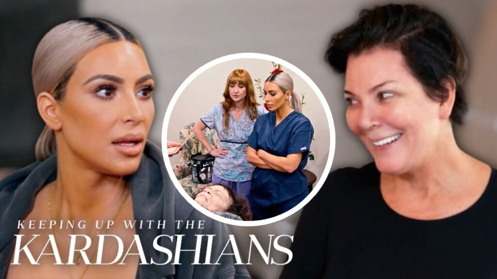 Kim Kardashian Pulls Kris Jenner Into Her MORTICIAN Makeup Career Pivot?! | KUWTK | E!