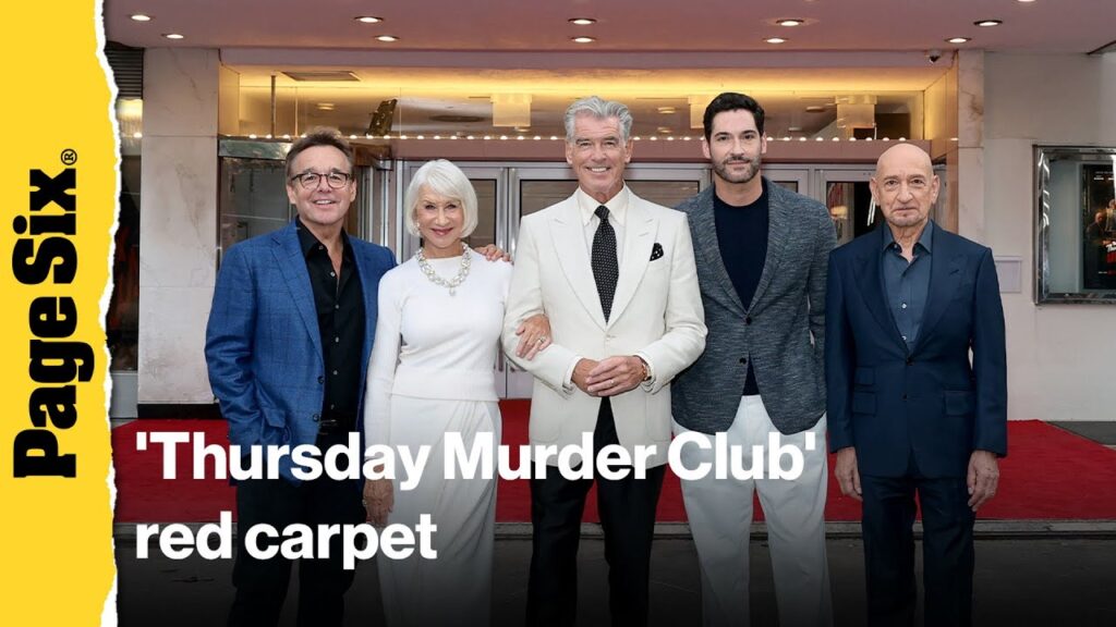 'Thursday Murder Club' NYC premiere: Pierce Brosnan, Helen Mirren, more | EXCLUSIVE INTERVIEWS