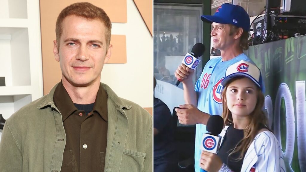 Hayden Christensen and Daughter Briar Rose Perform Adorable Duet During Rare Cubs Game Outing