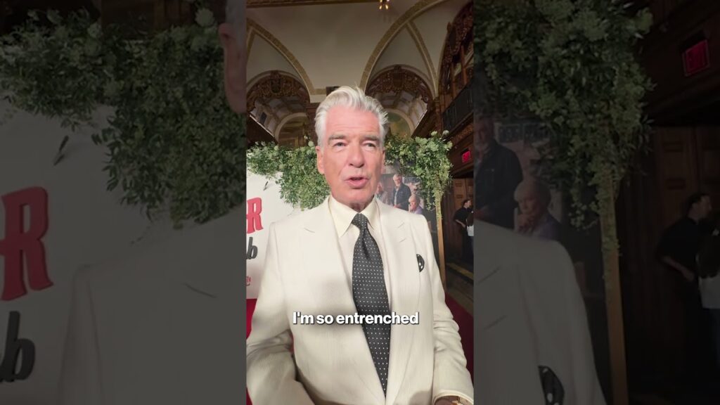 'Thursday Murder Club' NYC premiere: Pierce Brosnan | EXCLUSIVE INTERVIEW