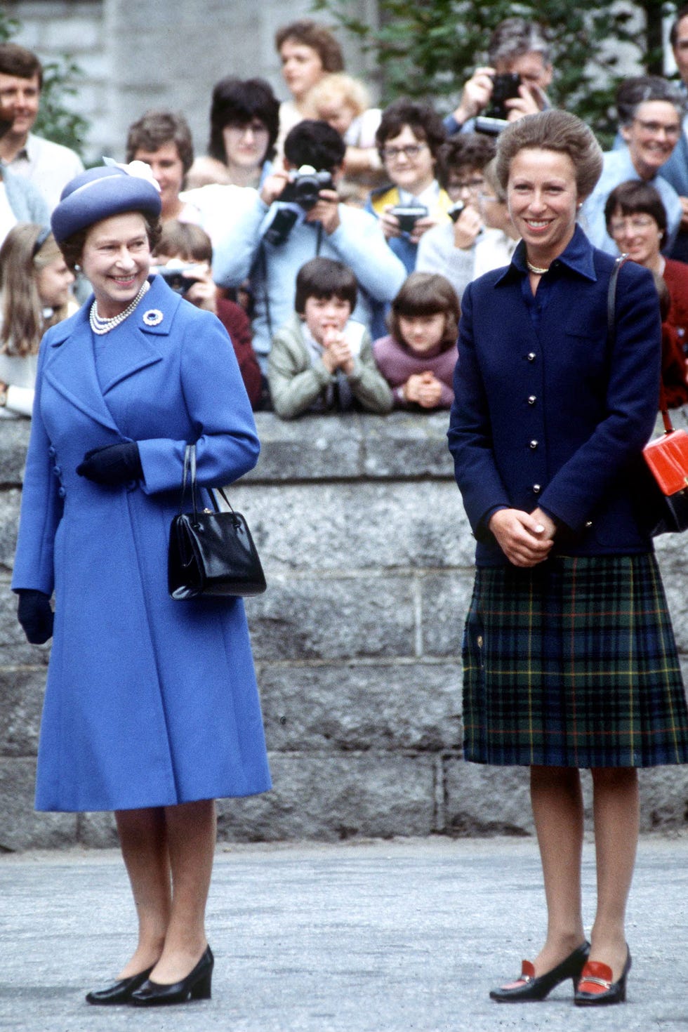 balmoral, united kingdom august 14: the queen and princess anne at balmoral. (photo by tim graham photo library via getty images)