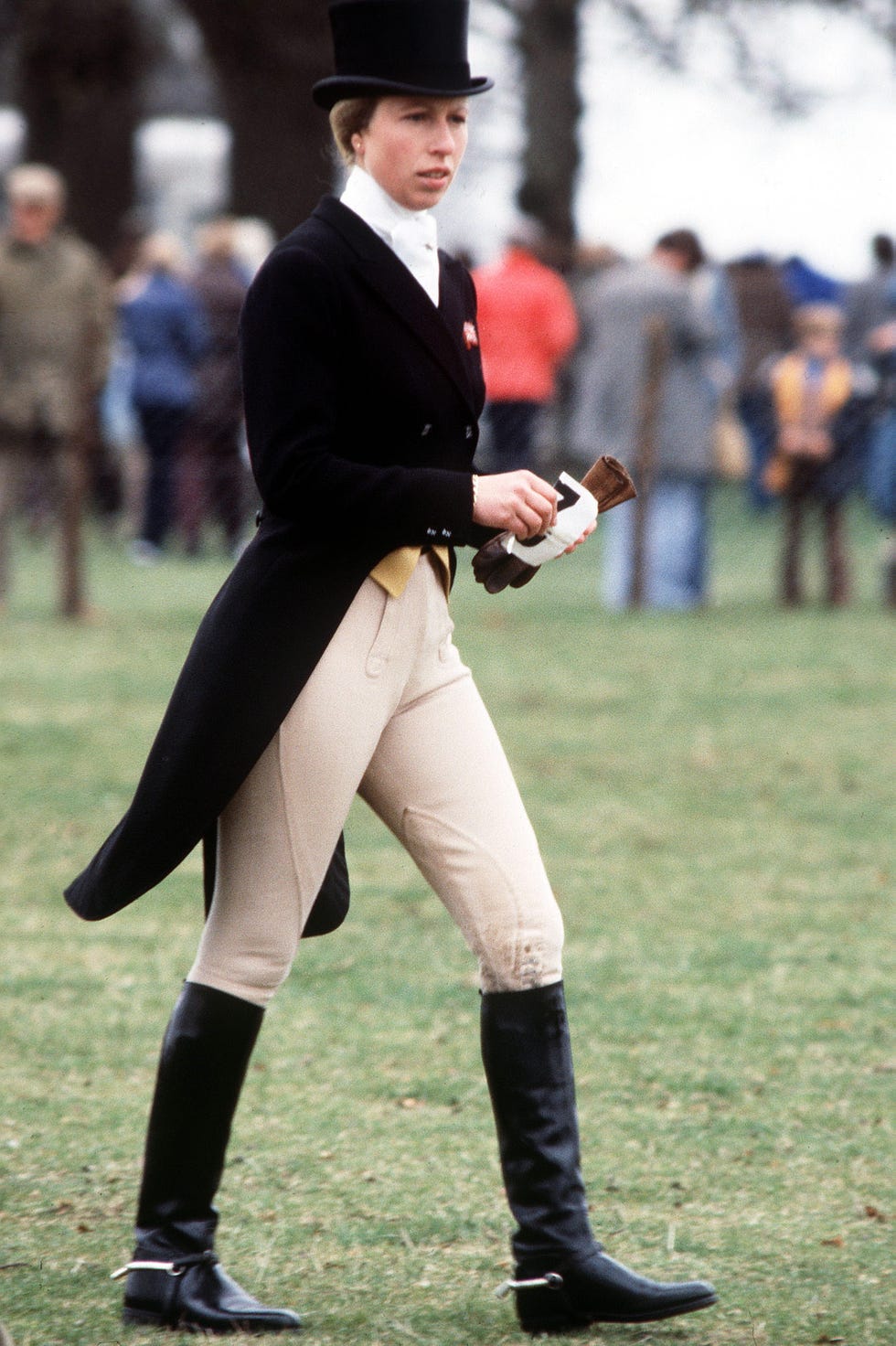 badminton, united kingdom april 20: princess anne at badminton horse trials. (photo by tim graham photo library via getty images)