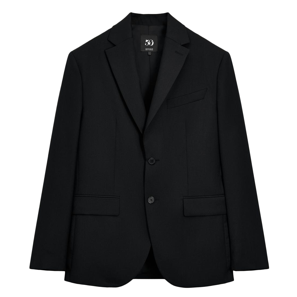 Oversized Wool Blend Blazer