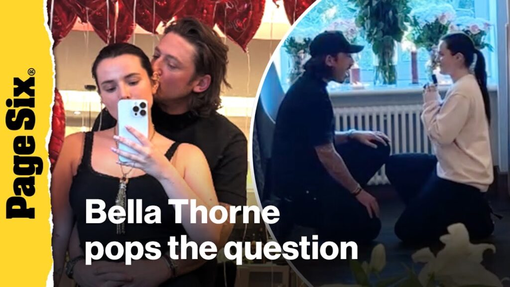 Bella Thorne sparks backlash for proposing to fiancé Mark Emms 1 year after their engagement