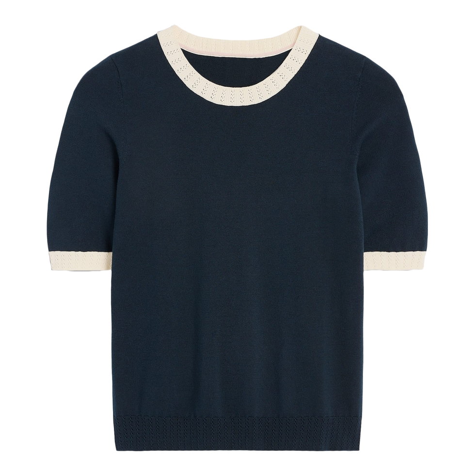 Emilia Cotton Knit T-Shirt