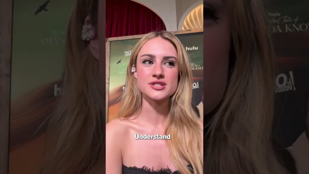 Grace Van Patten speaks on Amanda Knox series #shorts