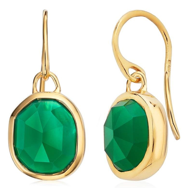 Siren Bezel Set Earrings