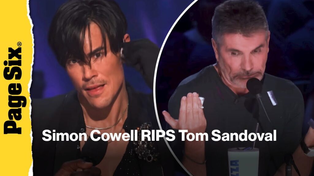 Simon Cowell rips Tom Sandoval’s ‘AGT’ performance Simon Cowell rips Tom Sandoval's 'AGT' performance