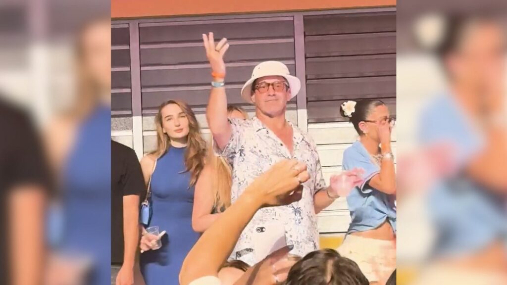 Jon Hamm spotted at Bad Bunny concert in Puerto Rico