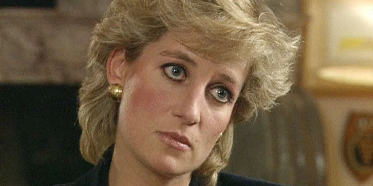 Princess Diana during an BBC interview 