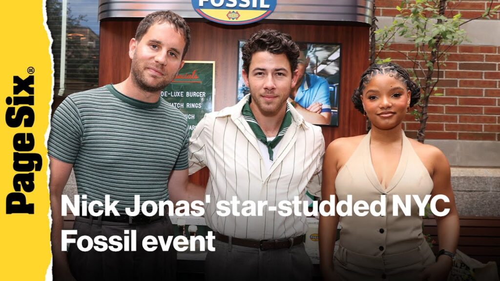Nick Jonas' star-studded NYC Fossil event brings out Halle Bailey, Ben Platt