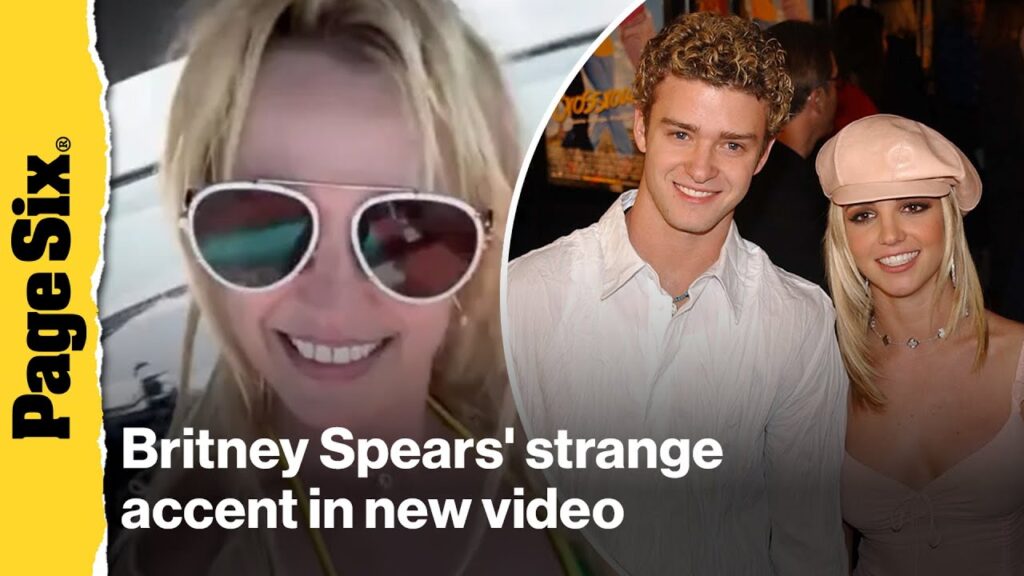 Britney Spears speaks in strange accent in video featuring Justin Timberlake song as concerns grow Britney Spears speaks in strange accent in video featuring Justin Timberlake song as concerns grow