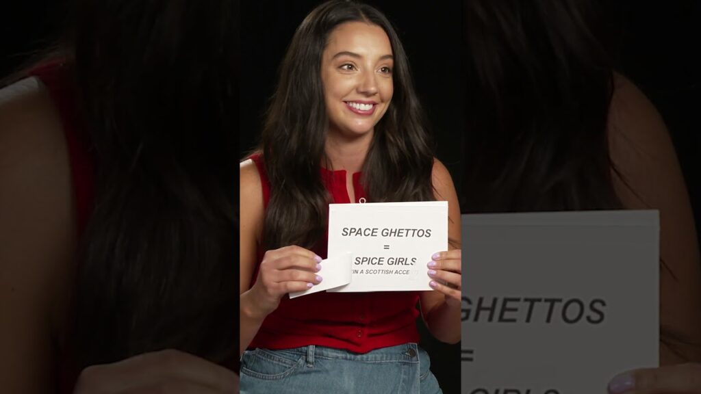 Wait for Alison Brie's reaction when she solves "Space Ghettos" 😂