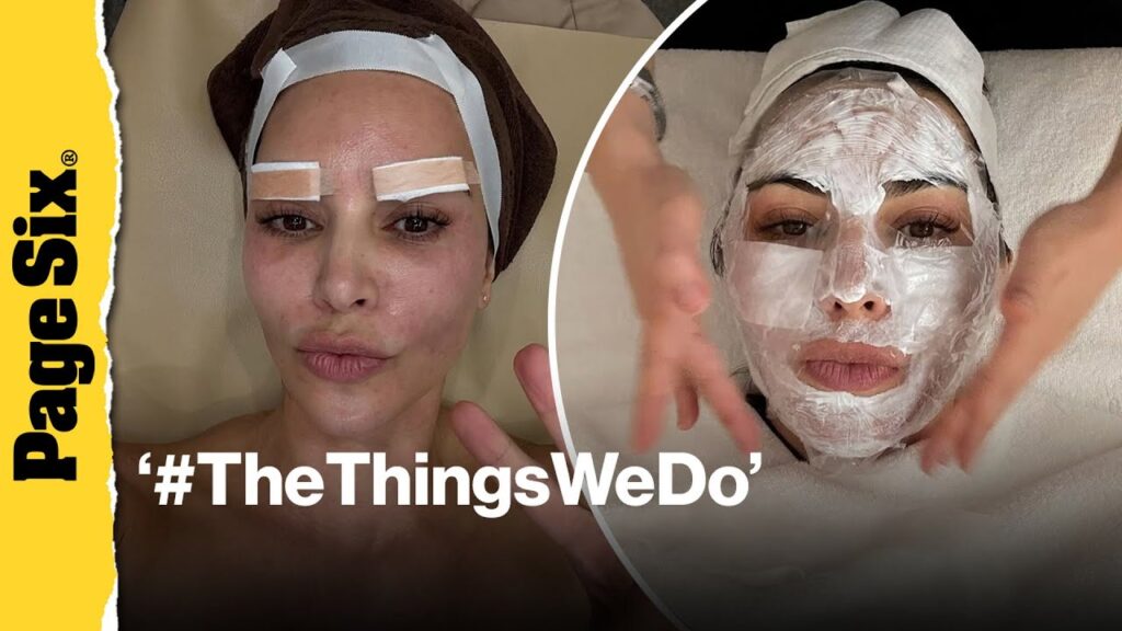 Kim Kardashian tries out wild beauty treatments in Korea: Injections, masks and face tape