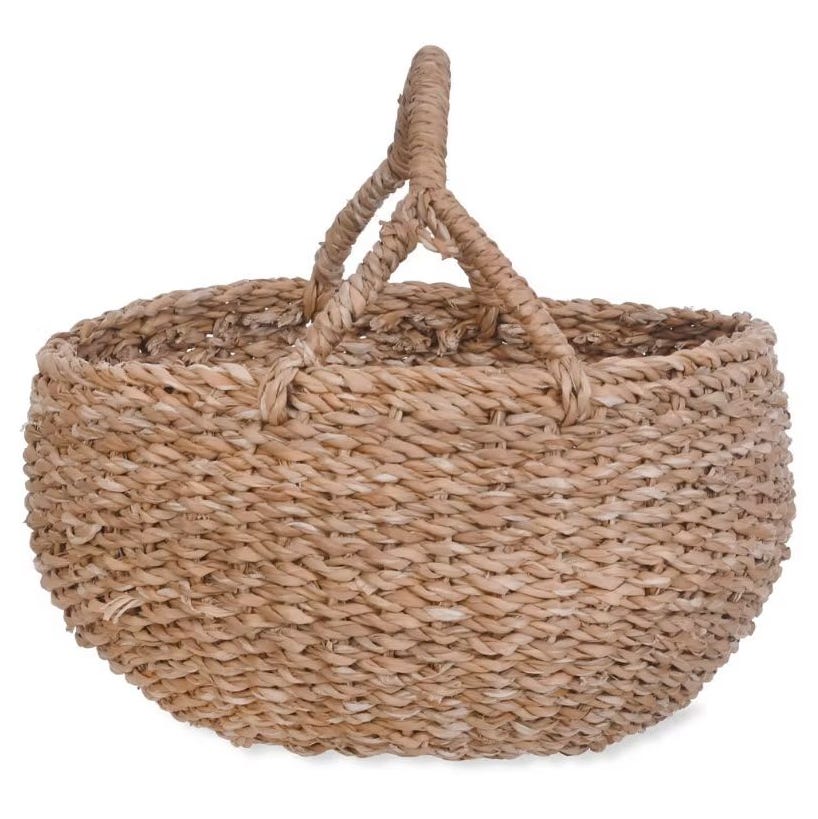 A seagrass basket