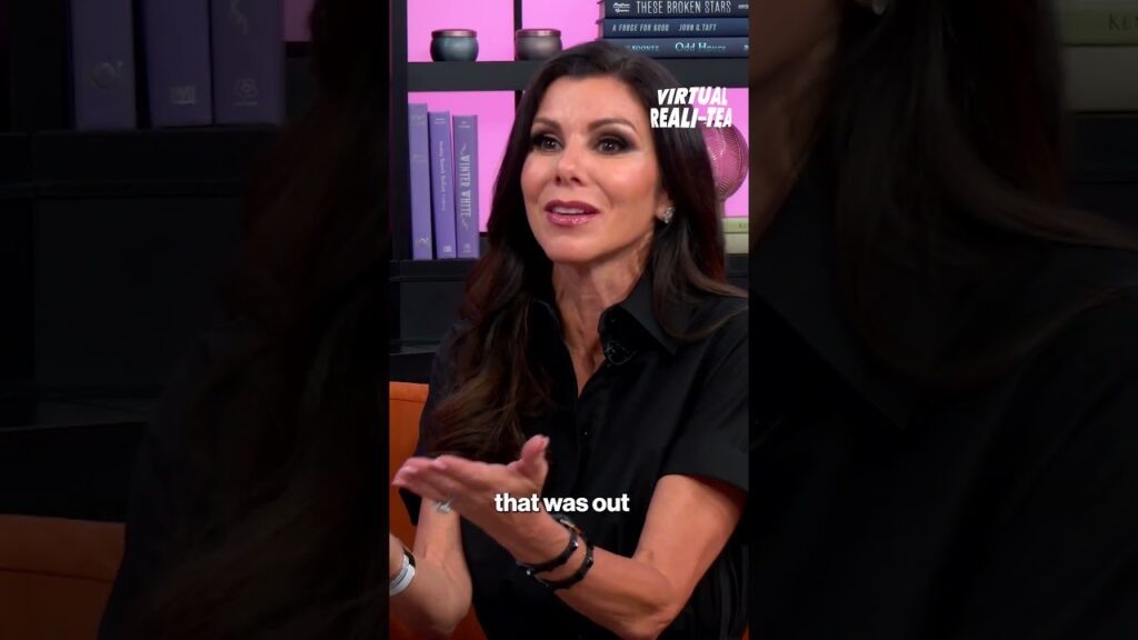 Heather Dubrow details TENSE call with Gina Kirschenheiter | Virtual Reali-Tea #shorts