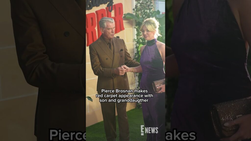 Pierce Brosnan Makes Red Carpet Appearance With Son And Granddaugther