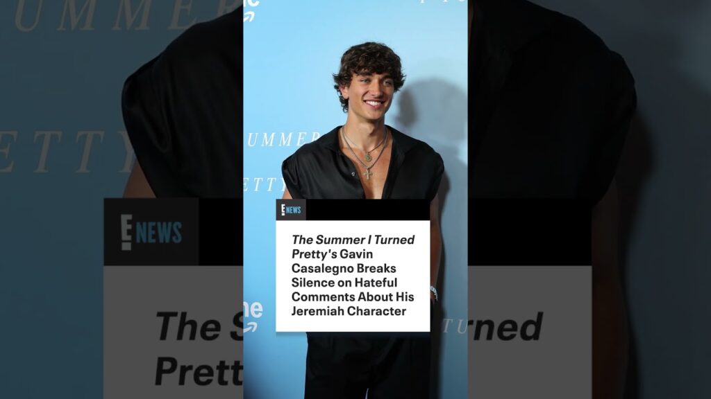The Summer I Turned Pretty's Gavin Casalegno Breaks Silence on Comments About His Jeremiah Character