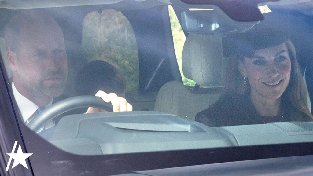 Kate Middleton & Prince William Take Their Kids To Royal Family Church Outing Kate Middleton & Prince William Take Their Kids To Royal Family Church Outing