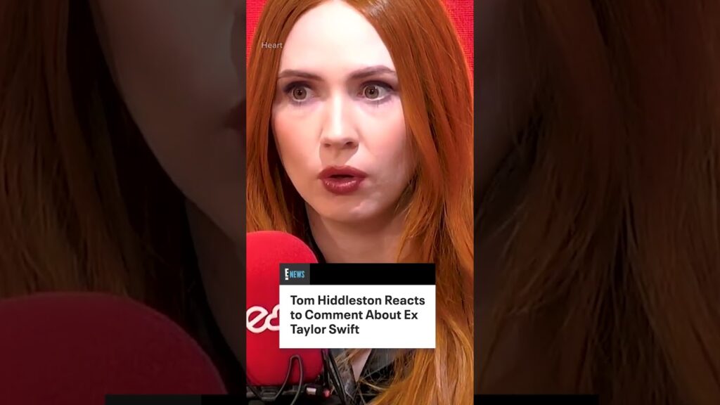 Tom Hiddleston is shaking off an awkward mention of his ex Taylor Swift.😅