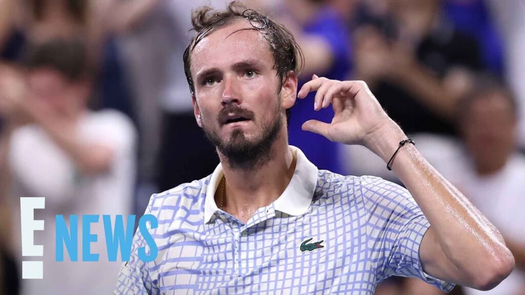 Tennis Star Daniil Medvedev Smashes Racket During US Open Match Outburst | E! News Tennis Star Daniil Medvedev Smashes Racket During US Open Match Outburst | E! News