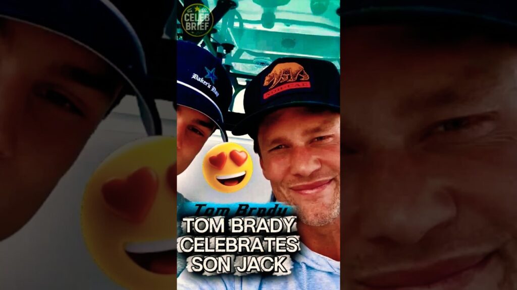 tom brady son jack #tombrady #celebritynews #entertainment #shorts #fypシ  #celebration @tombrady