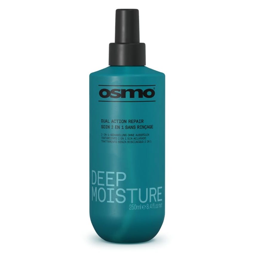 OSMO Keratin Dual Action Repair | Intensive Leave-in Treatment | Deep Moisture | Dry, Damaged & Coloured Hair | Vegan. 250ml.