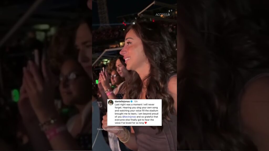 #KevinJonas’ first-ever solo performance brought his wife #DanielleJonas to tears 🥹❤ #KevinJonas' first-ever solo performance brought his wife #DanielleJonas to tears 🥹❤