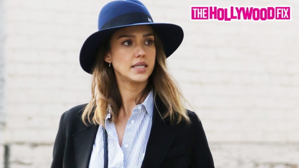 Jessica Alba Tells Paparazzi To Back Off While Out Shopping With Her Daughters, Honor & Haven, In BH