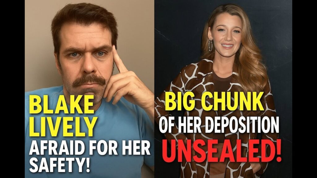 Blake Lively Afraid For Her Safety! Big Chunk Of Her Deposition UNSEALED!