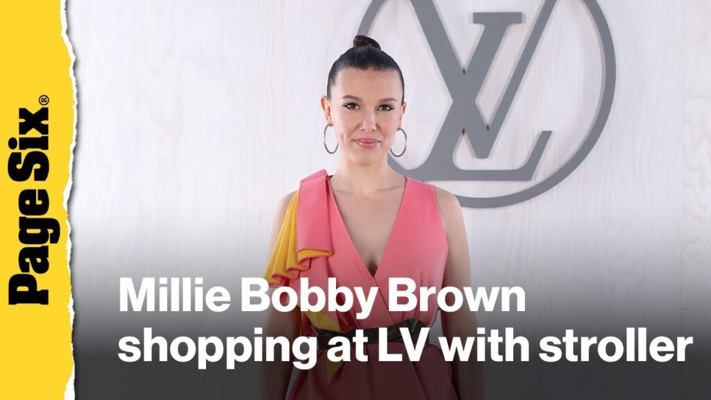 Page Six Radio recounts spotting Millie Bobby Brown shopping at Louis Vuitton with stroller nearby