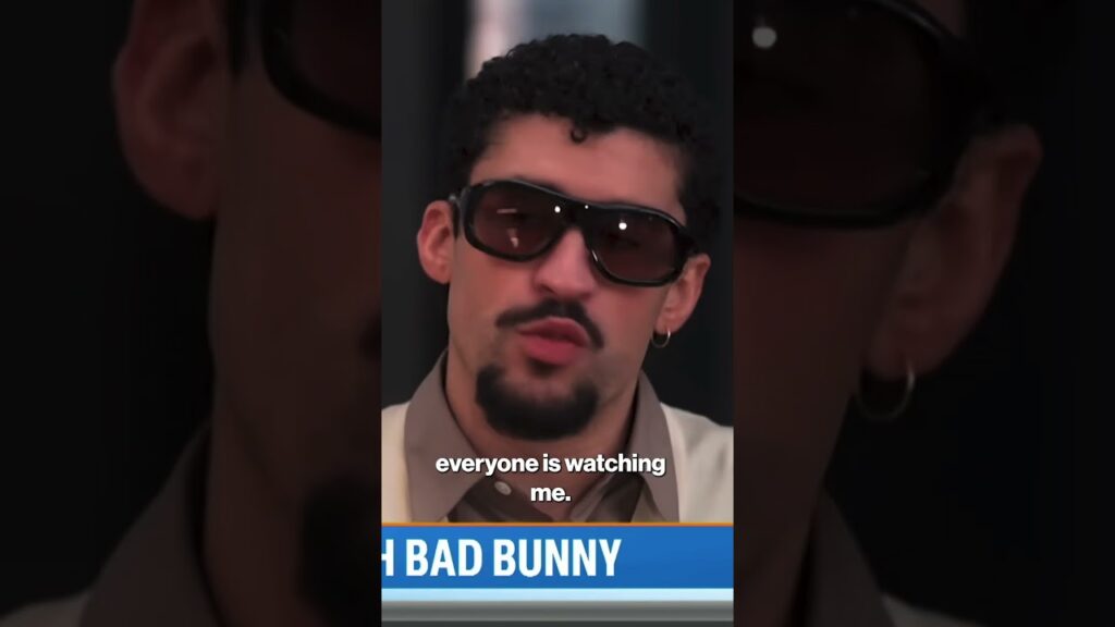 Bad Bunny on  performing in front of thousands vs. acting in a studio #shorts