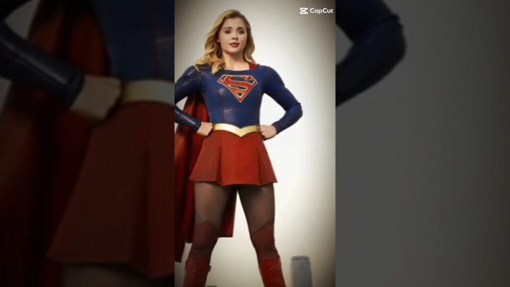 super-girl (chloë grace moretz) (margot Robbie) #shorts #chloëgracemoretz