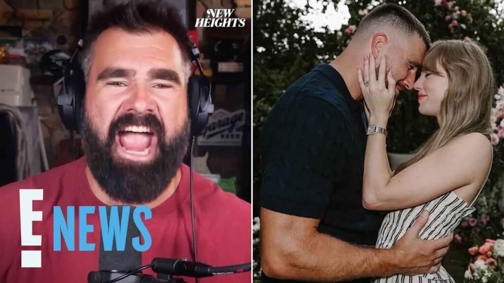 Jason Kelce Reacts to Taylor Swift, Travis Kelce’s Engagement | E! News Jason Kelce Reacts to Taylor Swift, Travis Kelce's Engagement | E! News
