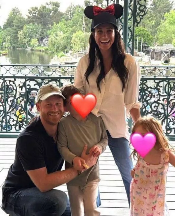 Harry and Meghan will share family photos but they cover the children's faces for safety issues 