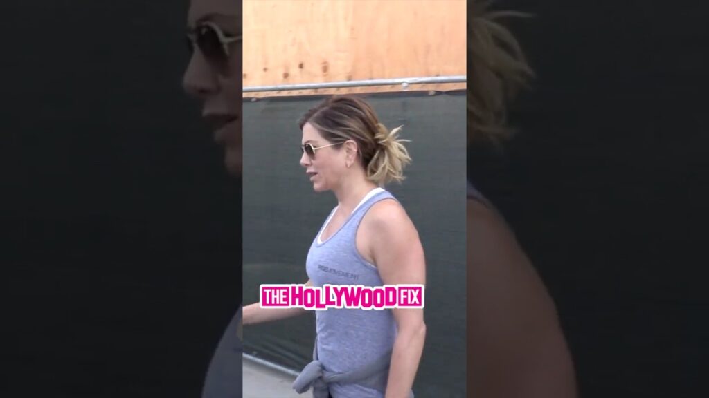 Jennifer Aniston Looks Amazing While Out Running Errands With Her Bodyguard In West Hollywood, CA