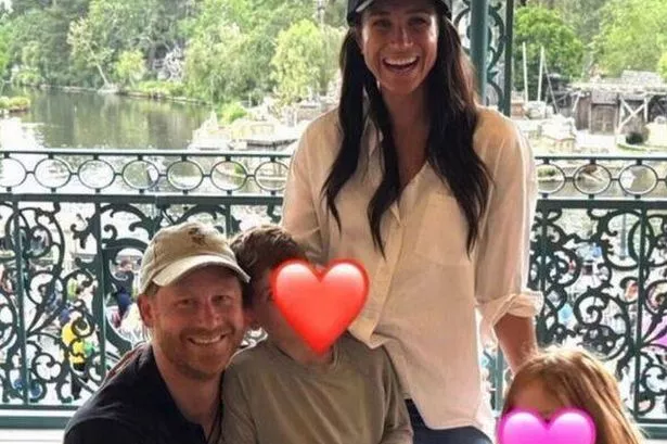 Harry and Meghan will share family photos but they cover the children's faces for safety issues 