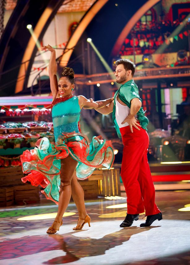 Fleur east with vito copola on strictly