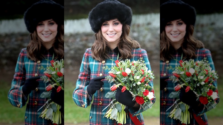 Kate Middleton at Christmas Day service 2017