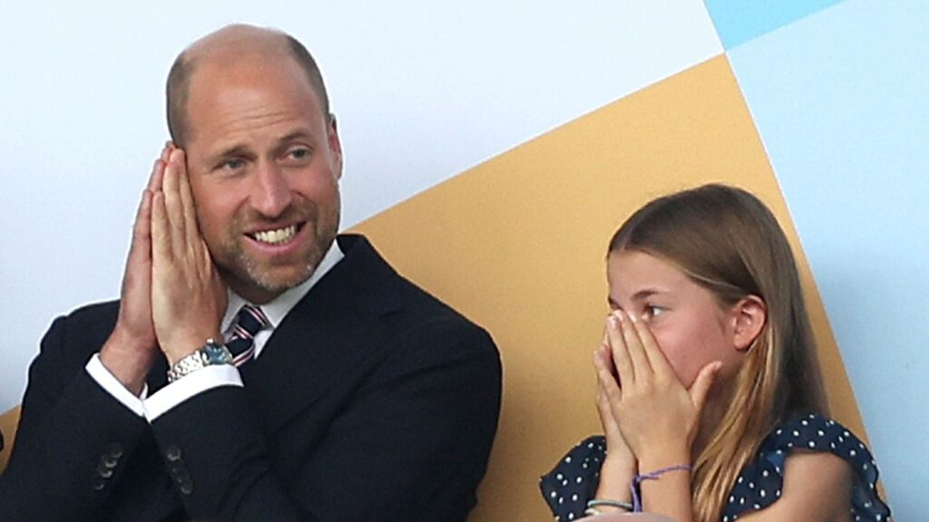 Prince William And Princess Charlotte Share A Sweet Moment Cheering On England’s Lionesses To Euros Victory