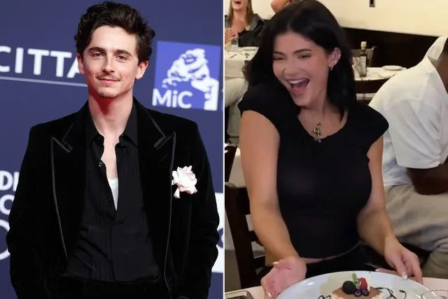 Daniele Venturelli/WireImage; Kylie Jenner/Instagram Timothée Chalamet and Kylie Jenner