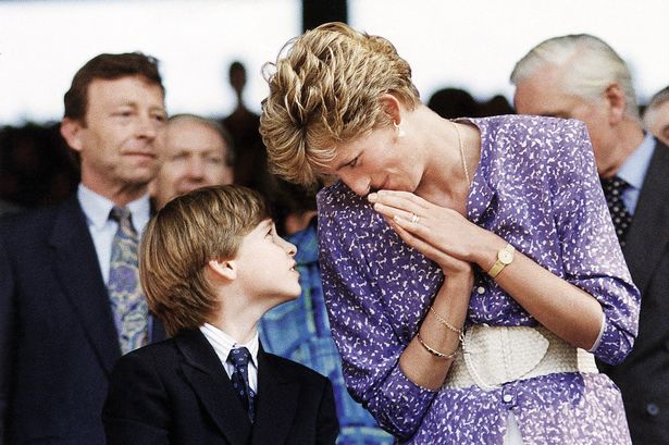 Princess Diana and Prince William pictured together in 1991 