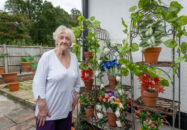 Jean Reeve at her home in Cranbourne Hall a mobile home park just a few hundred metres from the new home of the from The Prince and Princess of Wales'