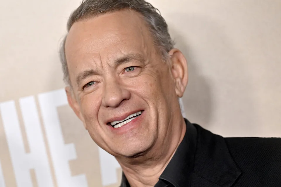 Tom Hanks attends the World Premiere of Apple TV+'s
