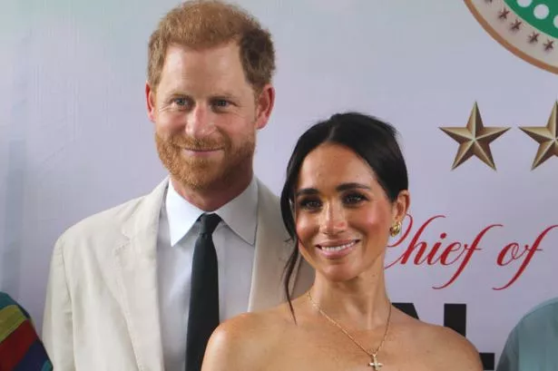 Meghan Markle and Prince Harry  in Nigeria