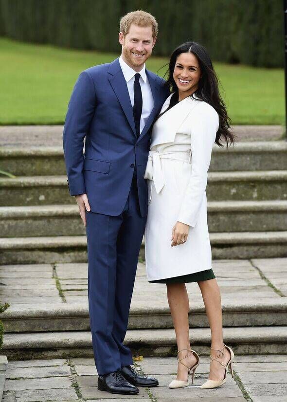 Harry and meghan on their engagement day Harry and meghan on their engagement day
