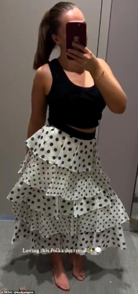 Polka dot skirt channelling the Princess of Wales's signature style hits the high street